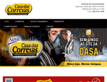 Tablet Screenshot of casadascorreias.com